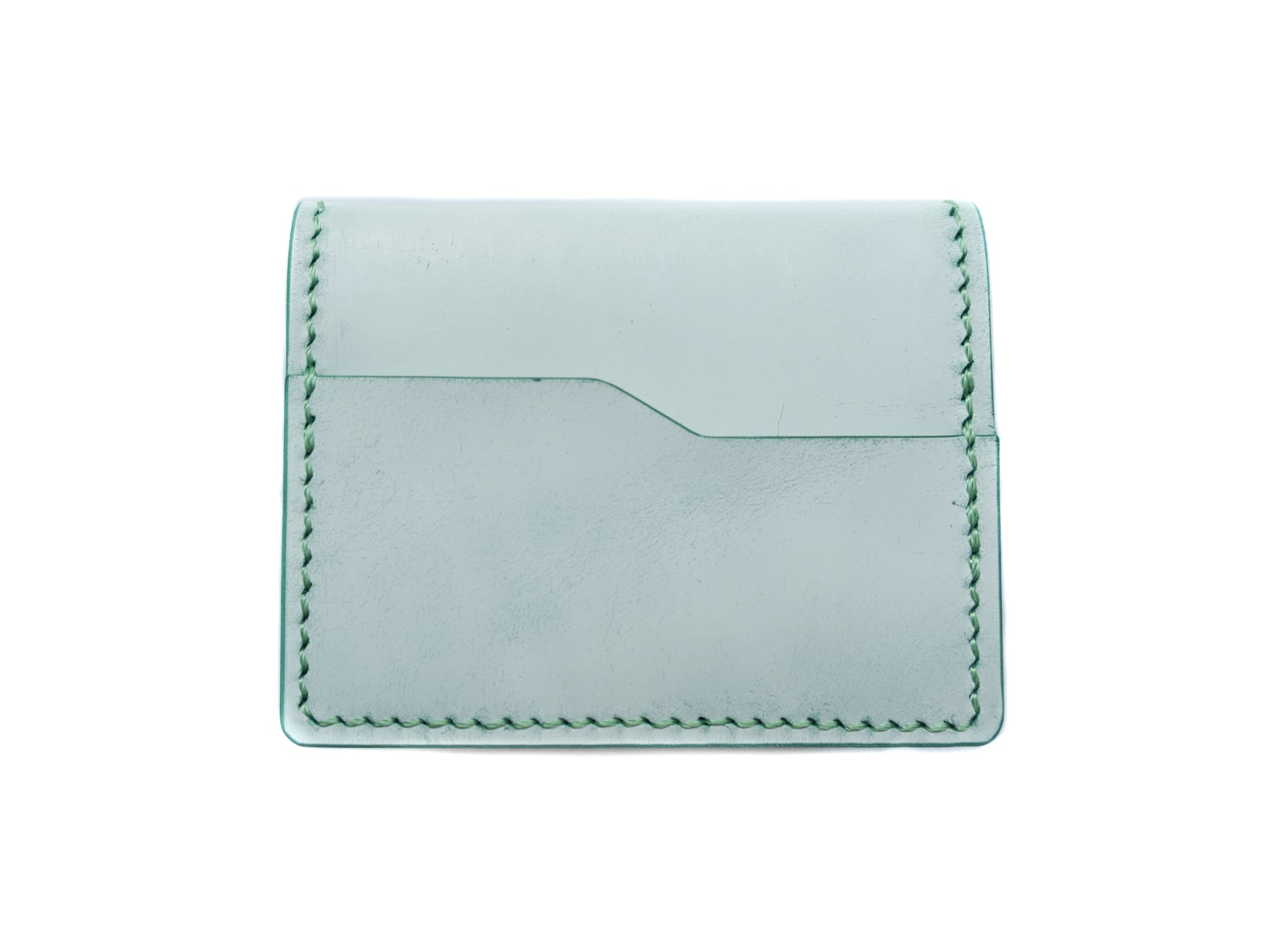 Slim Bi-Fold - Mint Ghost Leather